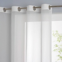 Занавеска С люверсами Limpo 240 x 140 см белый LA REDOUTE INTERIEURS  фото, kupilegko.ru